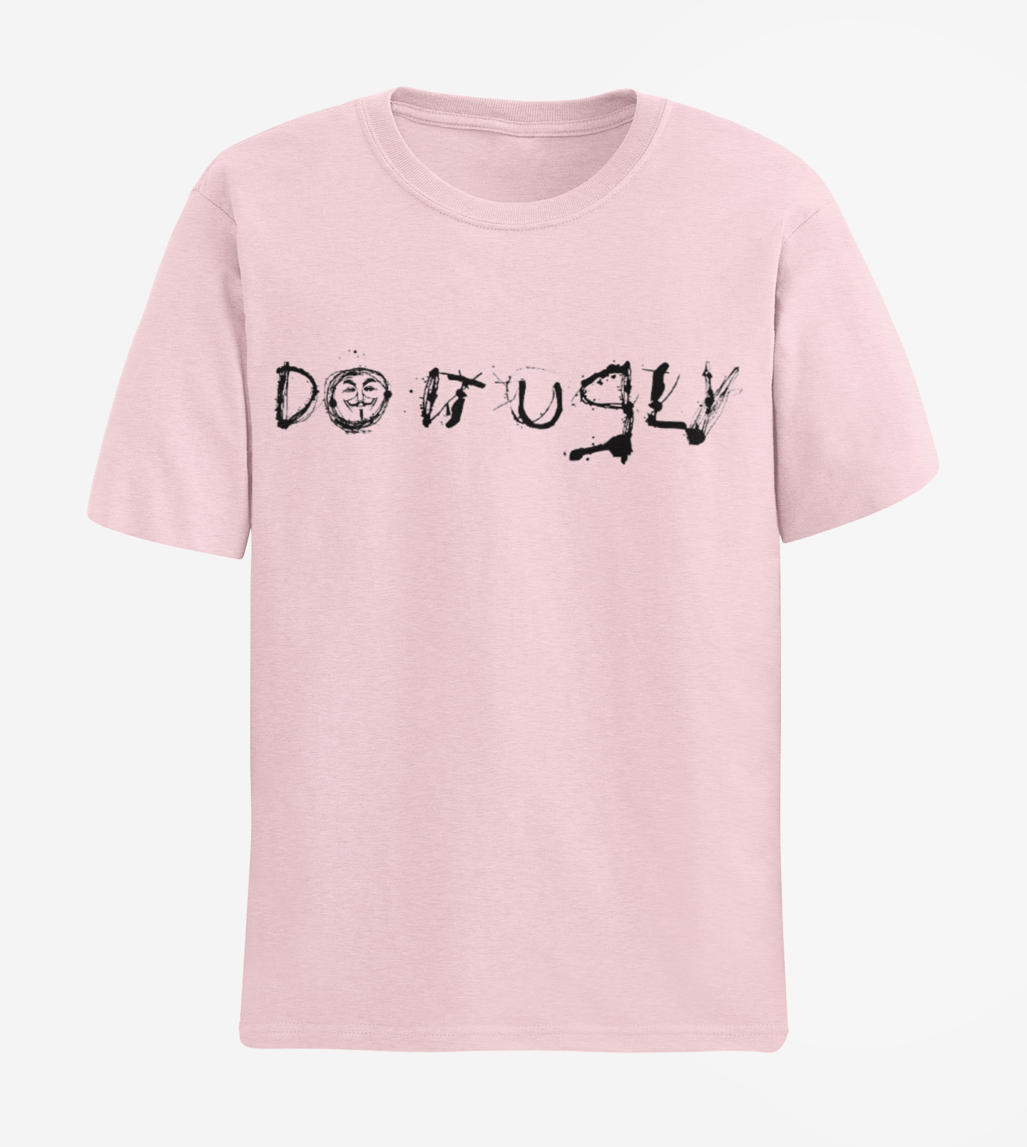 Short Sleeve Do It Ugly Tee Pink